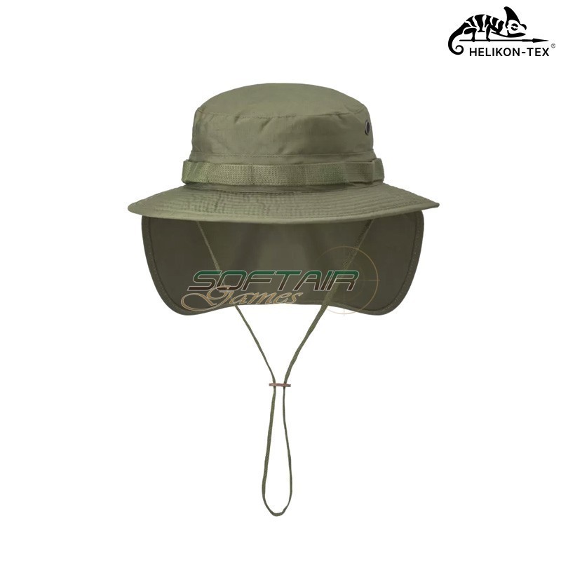 Boonie Hat PolyCotton Ripstop OLIVE GREEN Helikon-Tex® (KA-BON-PR-02)