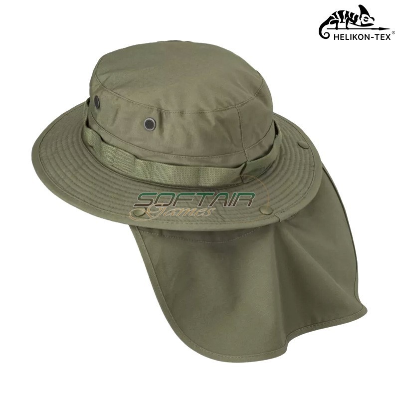 Boonie Hat PolyCotton Ripstop OLIVE GREEN Helikon-Tex® (KA-BON-PR-02)