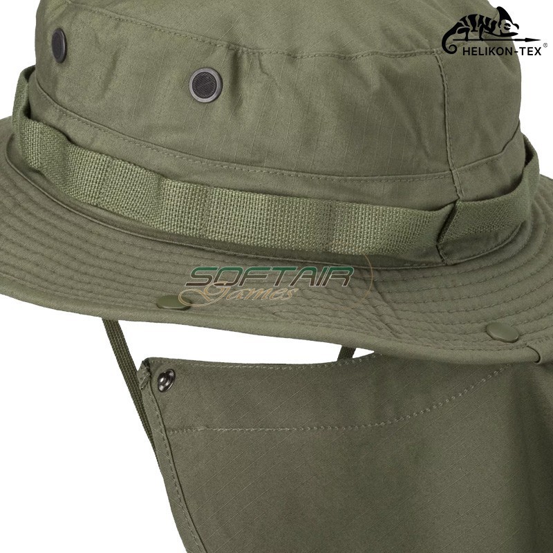 Boonie Hat PolyCotton Ripstop OLIVE GREEN Helikon-Tex® (KA-BON-PR-02)