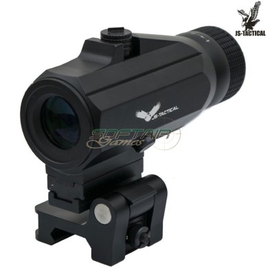 Magnifier 3x con flip mount nero JS-TACTICAL® (JS-G34)