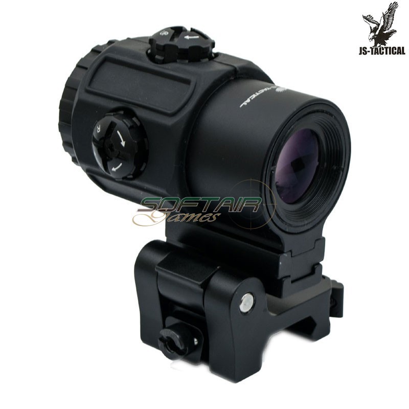 Red Dot con Magnifier 3x combo nero JS-TACTICAL® (JS-G43558)