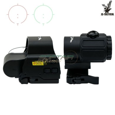 Red dot with 3x magnifier combo JS-TACTICAL® (JS-G43558)