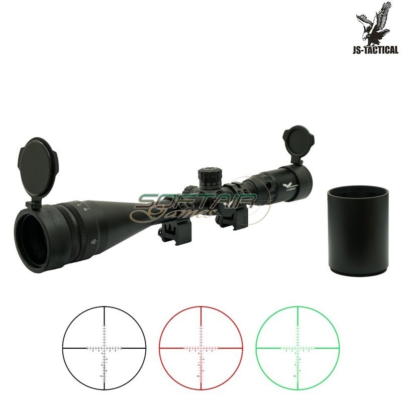 6-24x50 AO scope illuminated reticle JS-TACTICAL® (JS-6-24X56AOYU)