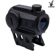 Red Dot 1x20 nero con backup solare 2 MOA JS-TACTICAL® (JS-R5T)