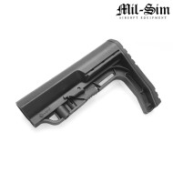 MFT Battlelink minimalist style stock BLACK for AEG Mil-Sim Series (ms-187-bk)