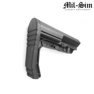 MFT Battlelink minimalist style stock BLACK for AEG Mil-Sim Series (ms-187-bk)