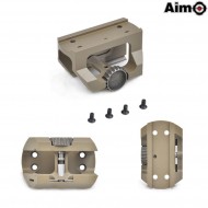 Low Drag Mount Per T1/t2 Dark Earth Aim-o (ao1701-de)