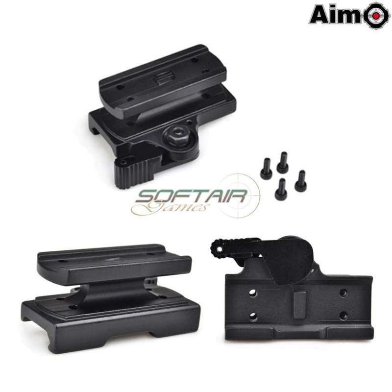 Type 1 Qd Mount Per T1/t2 Black Aim-o (ao1702-bk)
