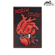 “Problem Solved!” PVC morale patch Helikon-Tex® (OD-PSD-RB)
