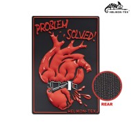 Patch morale “Problem Solved!” in PVC Helikon-Tex® (OD-PSD-RB)