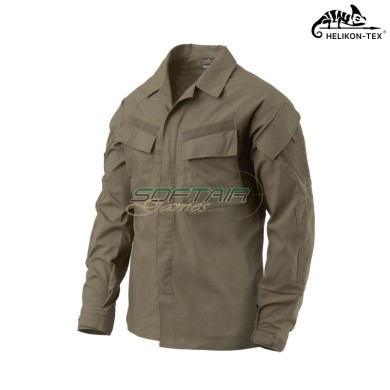 Tactical Raid Shirt PolyCotton Stretch Ripstop RAL 7013 Helikon-Tex® (BL-RAD-SP-81)
