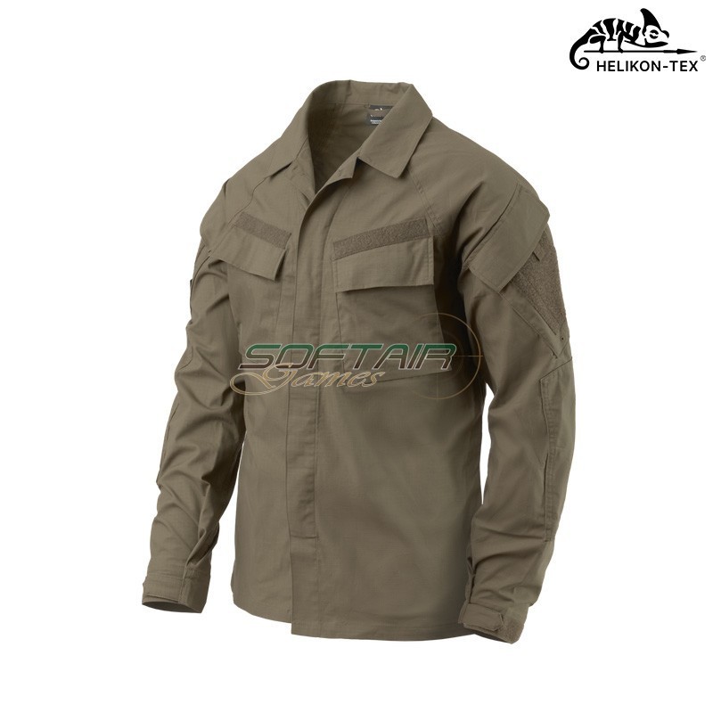 Camicia tattica Raid Shirt PolyCotton Stretch Ripstop RAL 7013 Helikon-Tex® (BL-RAD-SP-81)