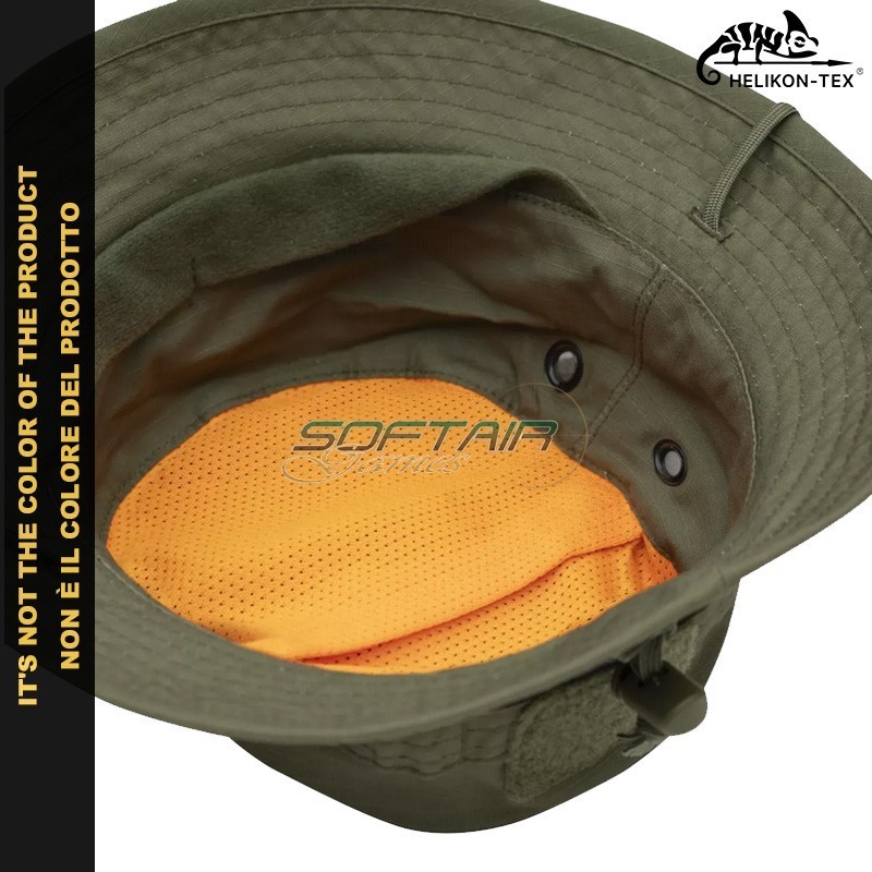 Boonie Mk2 Hat BLACK PolyCotton Stretch Ripstop Helikon-Tex® (KA-BMK-SP-01)