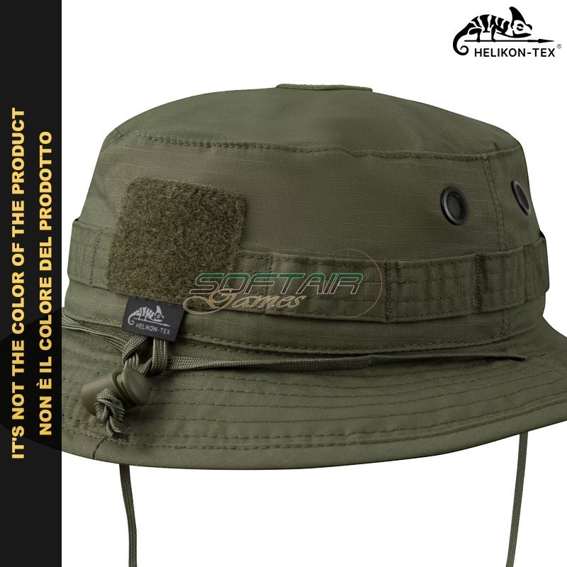 Boonie Mk2 Hat BLACK PolyCotton Stretch Ripstop Helikon-Tex® (KA-BMK-SP-01)