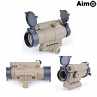 M4 Type Dot Sight Dark Earth Aim-o (ao3032-de) M4 Type Dot Sight Dark Earth Aim-o (ao3032-de)