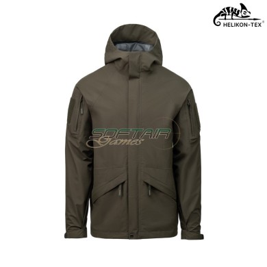 Chinook Jacket DARK GREEN 20K Waterproof Helikon-Tex® (KU-KCH-PO-2U)