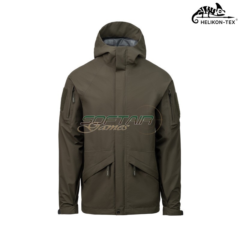 Chinook Jacket DARK GREEN Impermeabile 20K Helikon-Tex® (KU-KCH-PO-2U)