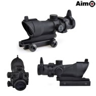 Acog 4x32 Scope Illuminated Reticle Black Aim-o (ao5318-bk)