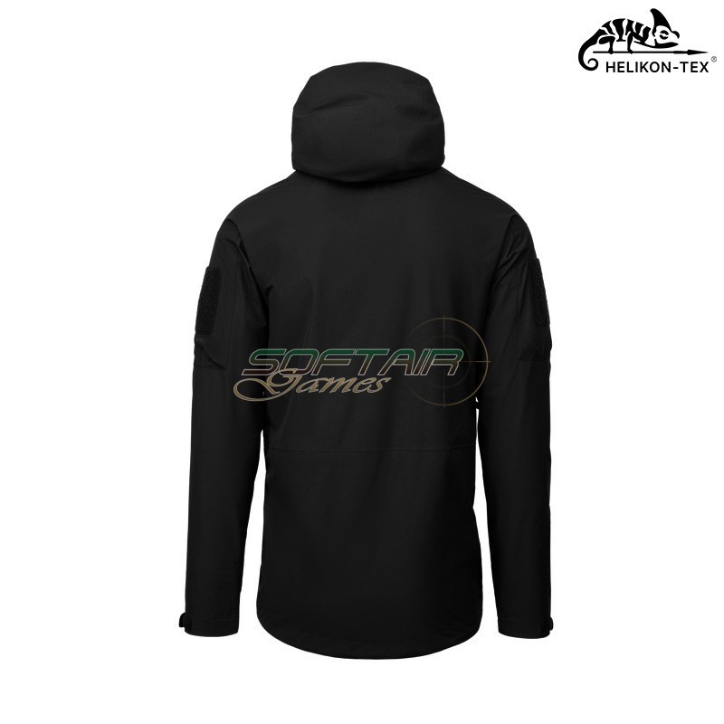 Chinook Jacket BLACK Impermeabile 20K Helikon-Tex® (KU-KCH-PO-01)