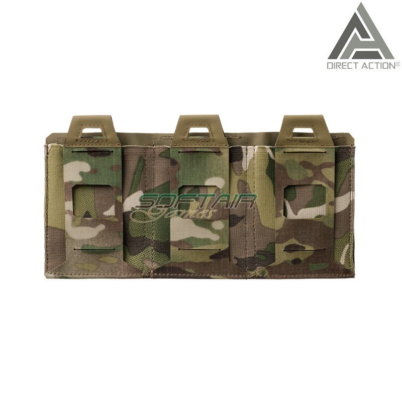 Tasca Tripla porta Caricatori Flat Elastica MULTICAM® Cordura Direct Action® (PO-TFMP-CD5-MCM)
