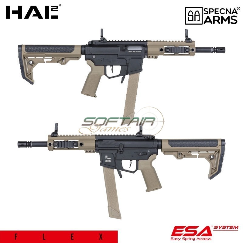 Fucile elettrico SA-FX01 FLEX LIGHT OPS HAL ETU Gen.2 Half-Tan Specna Arms (SPE-01-047453)