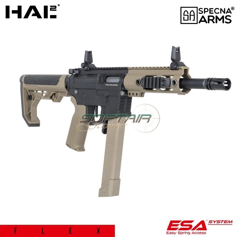 Fucile elettrico SA-FX01 FLEX LIGHT OPS HAL ETU Gen.2 Half-Tan Specna Arms (SPE-01-047453)