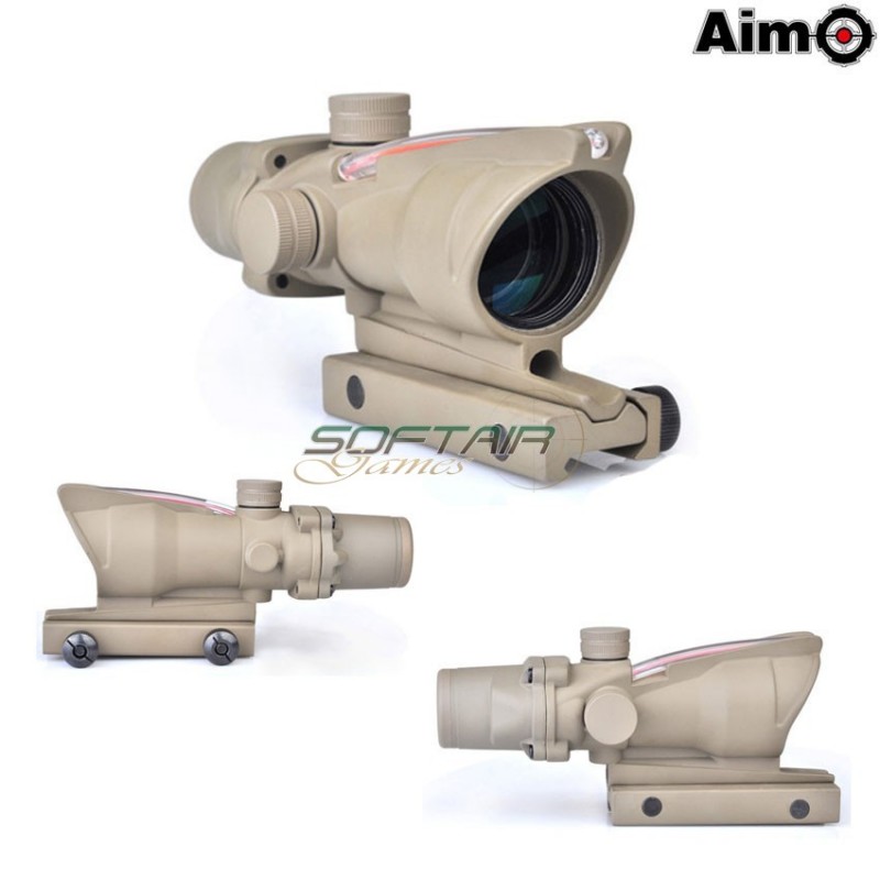 Acog 4x32 Scope Red Fiber Dark Earth Aim-o (ao1002-de)