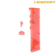 BB Loader maggiorato da 300bb ROSSO trasparente WoSport (EX0410-P)