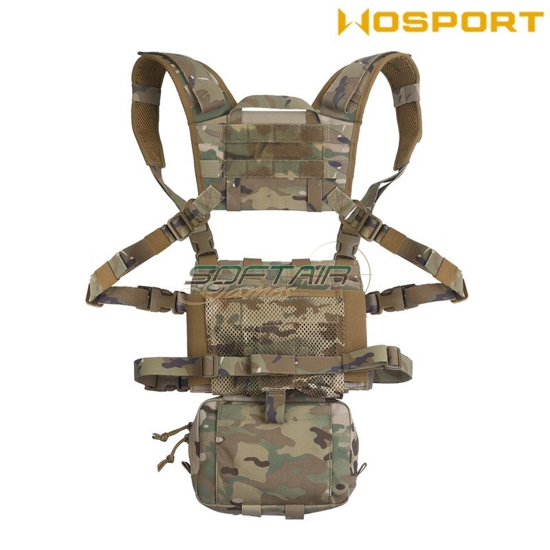 Chest Rig Assault Tactical MULTICAM WoSport (VE-107-MC)