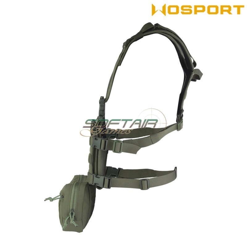 Chest Rig Assault Tactical RANGER GREEN WoSport (VE-107-RG)
