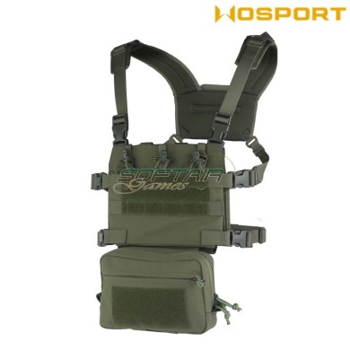Chest Rig Assault Tactical RANGER GREEN WoSport (VE-107-RG)