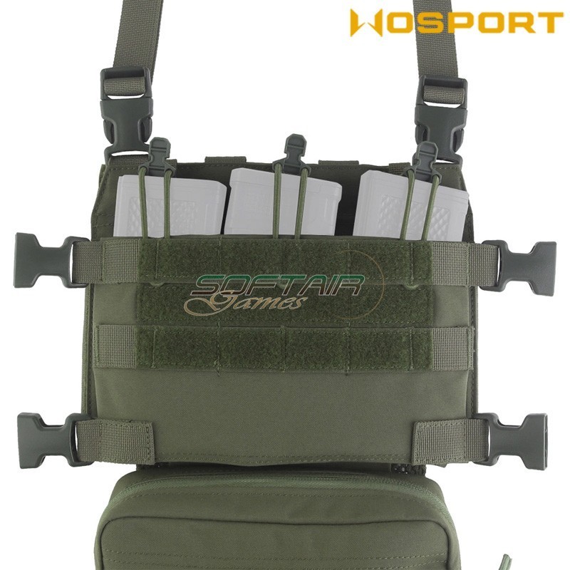 Chest Rig Assault Tactical RANGER GREEN WoSport (VE-107-RG)