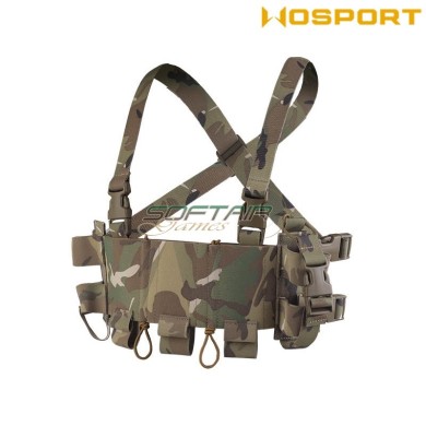 Chest Rig Minimal Multiuso MULTICAM WoSport (VE-108-MC)