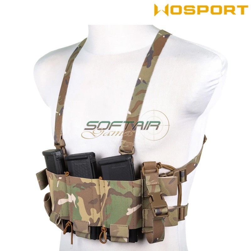 Minimalistic Multi-Mission Chest Rig MULTICAM WoSport (047496)