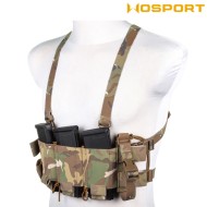 Chest Rig Minimal Multiuso MULTICAM WoSport (VE-108-MC)