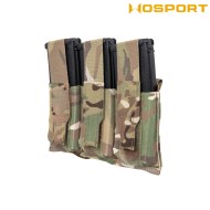 Triple Mag Pouch Lightweight Flapped MULTICAM WoSport (039456)