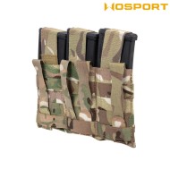 Tasca Tripla Lightweight Flapped MULTICAM WoSport (039456)