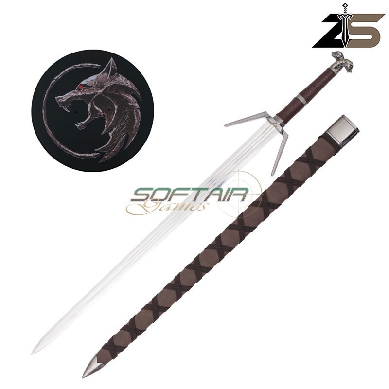 Spada Ornamentale Serpentine Silver Sword Geralt di Rivia ZSWORDS® (ZS638-7BR)