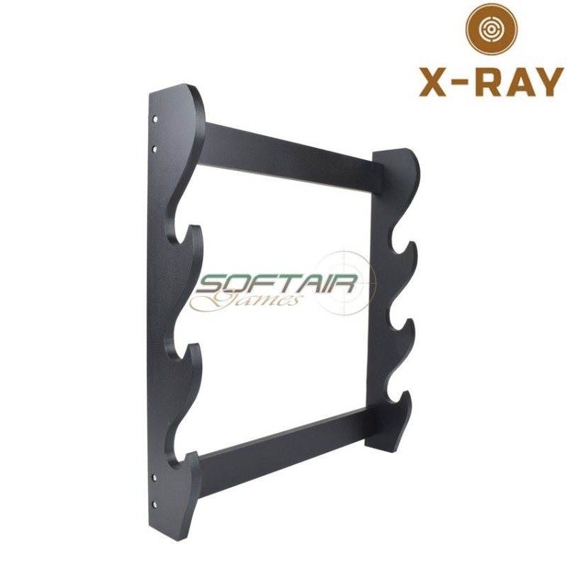 Stand triplo in legno da muro per katana x-ray (xr-ks3)