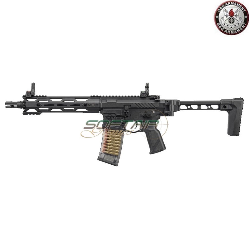 Fucile Elettrico CM16 Compact 556 Nero G&G ARMAMENT® (GG-CM16-CMP556)