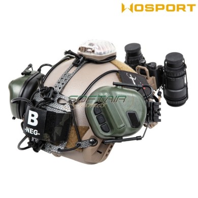 Tasca battery frame G. type per velcro elmetti WoSport