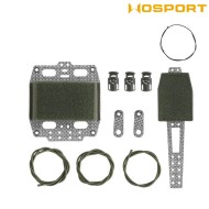Tasca battery frame G. type RANGER GREEN per velcro elmetti WoSport (042638)