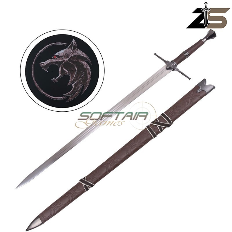 Ornamental Geralt of Rivia Sword ZSWORDS® Brown (ZS642-7BN)