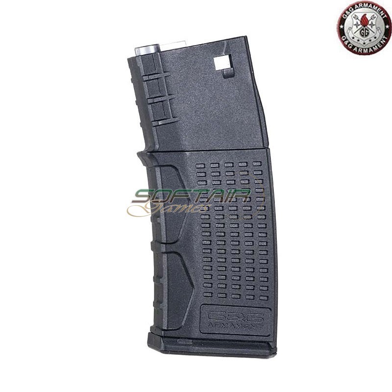 GOM V2 105 Round Mid-Cap Magazine for M4 Black G&G ARMAMENT® (G08201)