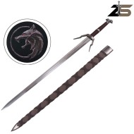 Ornamental Geralt of Rivia Sword ZSWORDS® Brown Red (ZS643-7BR)