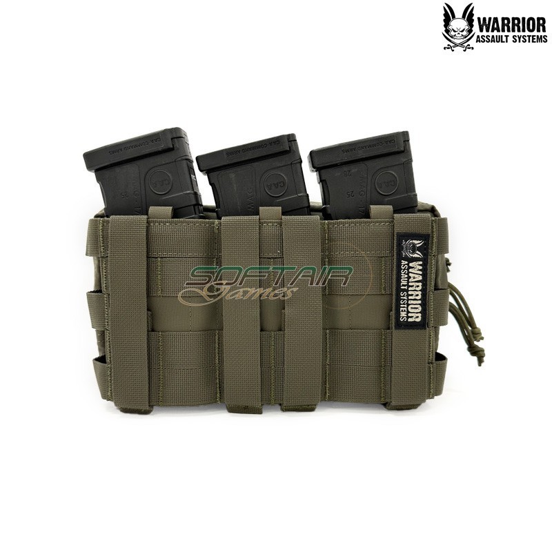 Triple Fast Open 5.56 Utility Pouch RANGER GREEN Warrior Assault Systems (w-eo-tsmp-up-rg)