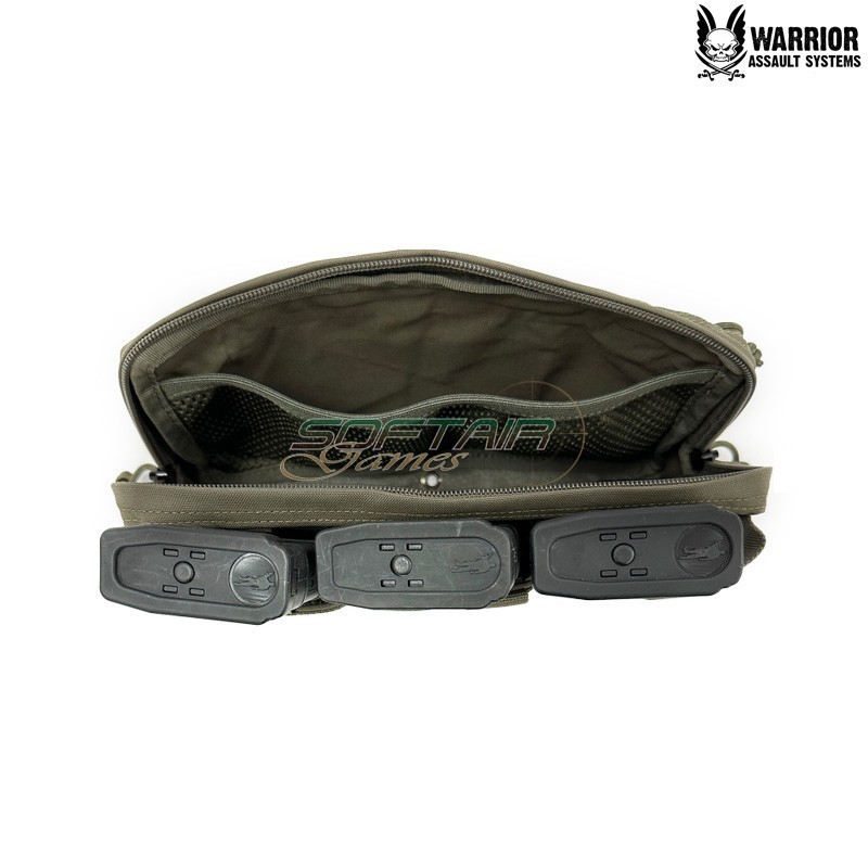 Triple Fast Open 5.56 Utility Pouch RANGER GREEN Warrior Assault Systems (w-eo-tsmp-up-rg)