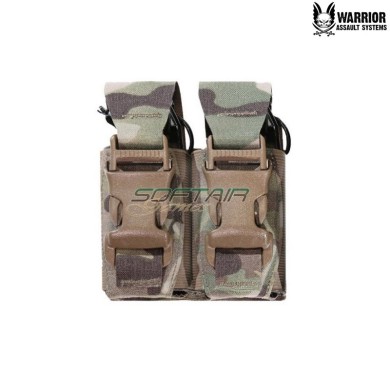 Double 40mm Flash Bang Pouch Laser Cut MULTICAM Warrior Assault Systems (w-lc-d40-fbp-mc)