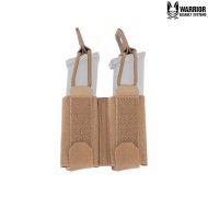 Inserto velcro Doppio Porta Caricatori 9mm COYOTE TAN Warrior Assault Systems (w-lc-ivd9-ct)