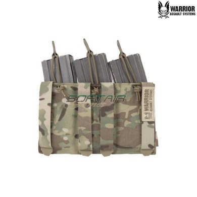 Laser Cut Triple Low Profile Magazine Pouch MULTICAM Warrior Assault Systems® (W-LC-TB-LPE-556P-MC)